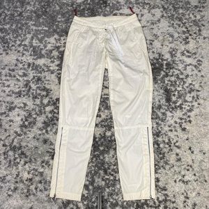 prada pants size 38 in ivory